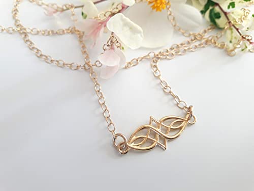 Amazon.com: Celtic Knot Infinity Necklace for Women - Simple .