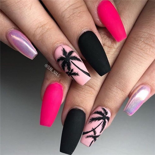 Best Summer Matte Nails Designs You Must Try - Nail Art Connect .