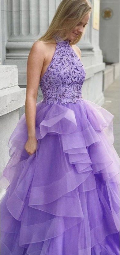 Best dress prom purple sweet 16 ideas | Lavender prom dresses .