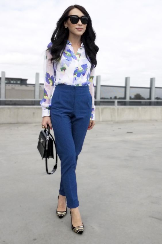 If you're afraid to wear prints | Womens business casual .