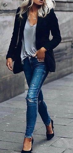 Best Black blazer outfits ideas | 300+ articles and images curated .