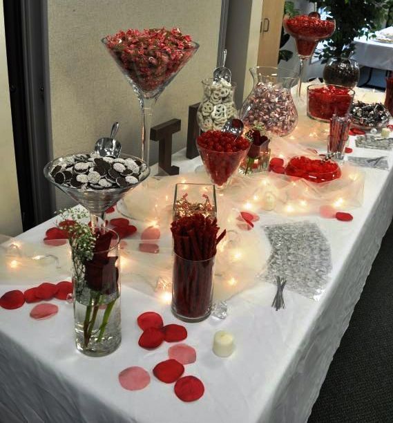 50+ Burgundy Quinceanera Themes | Wedding candy table, Candy bar .