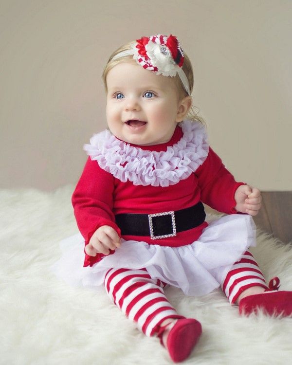 Fancy 16 Infant Christmas Dresses Ideas | Baby christmas outfit .