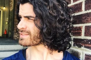 long curly hair for men / long curly hair men / rizos / long .
