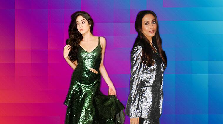 Janhvi Kapoor and Malaika Arora give 'New Year party fashion .
