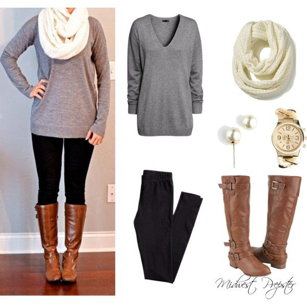 cute and easy outfit! winter outfit | Cute outfits, Chic sweaters .