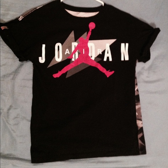 Jordan Shirts & Tops | Girls Cuffed Sleeve Tee | Poshma