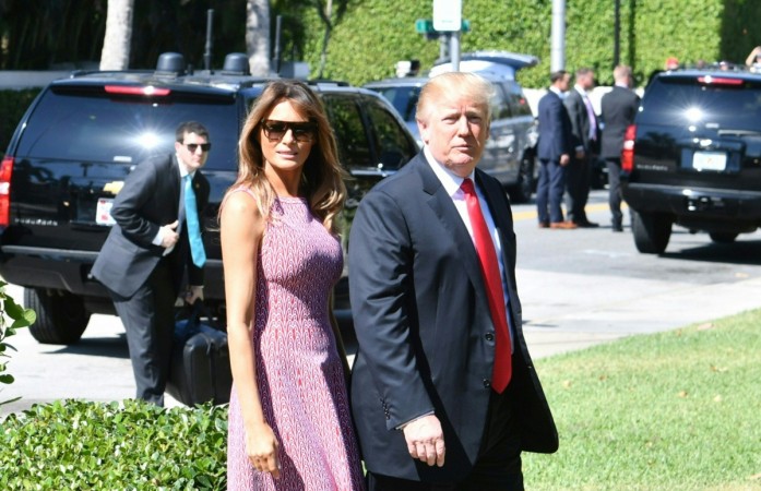 Melania Trump's gorgeous Easter outfit and stunning stilettos .