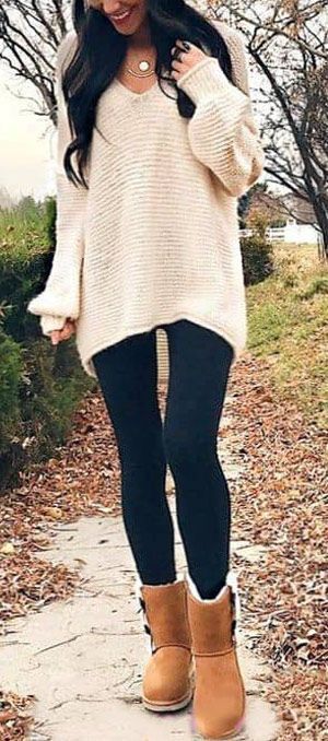40+ Oversized Sweater winter outfit ideas for women #fashion .