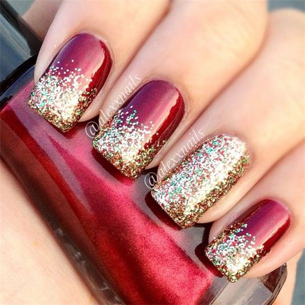 11 Holiday Nail Art Designs Too Pretty To Pass Up - Makeup .