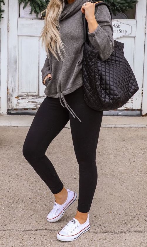 Black Leggings Outfits Trends in 2020 | Outfits with leggings .