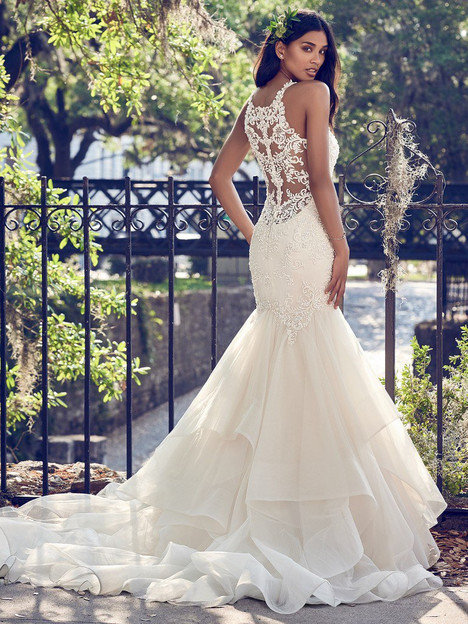 Veda (back) Wedding Dress by Maggie Sottero | The Dressfinder (Canad