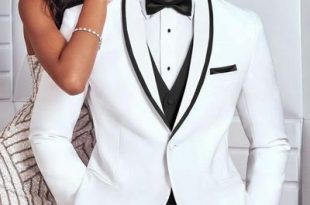 10 Modern Groom's Style Ideas To Meet The Trends 09-White Tuxedo .