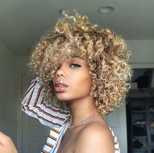 Natural Curly Short Hairstyles for Pretty Ladies | Short .