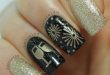 31 Snazzy New Year's Eve Nail Designs | StayGlam | New years nail .