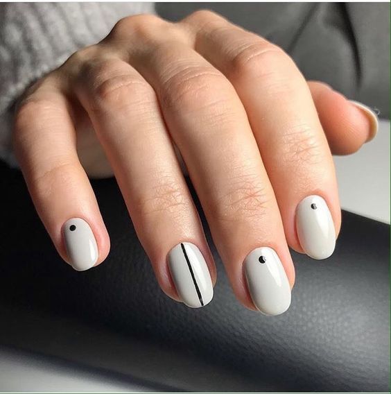 25 Lovely and Simple Nail Designs for Short Nails | Nail art .