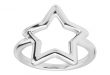 Stardust' Open Star-Shaped Ring in Sterling Silver | Sterling .