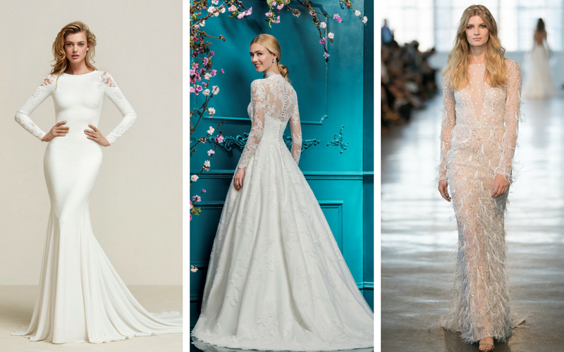 10 Stunning Long-Sleeved Wedding Dresses – Wedding Journ