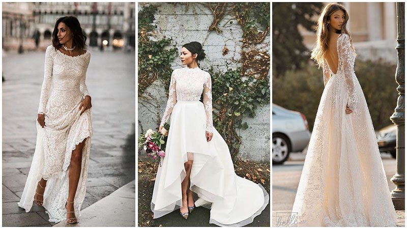 Stunning Long Sleeve Wedding Dresses