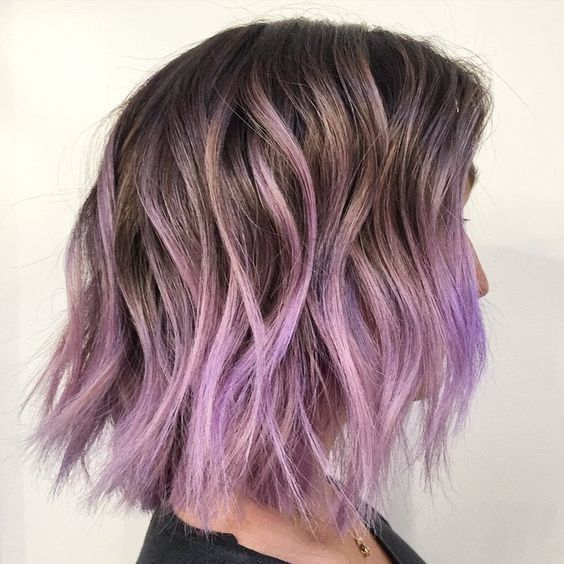 pastel-purple-ombre-short-hairstyles-for-thick-hair-20173 .