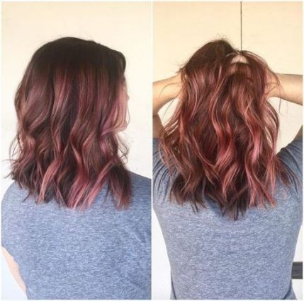 Hair pink ombre dusty rose 56+ Trendy ideas | Light hair color .