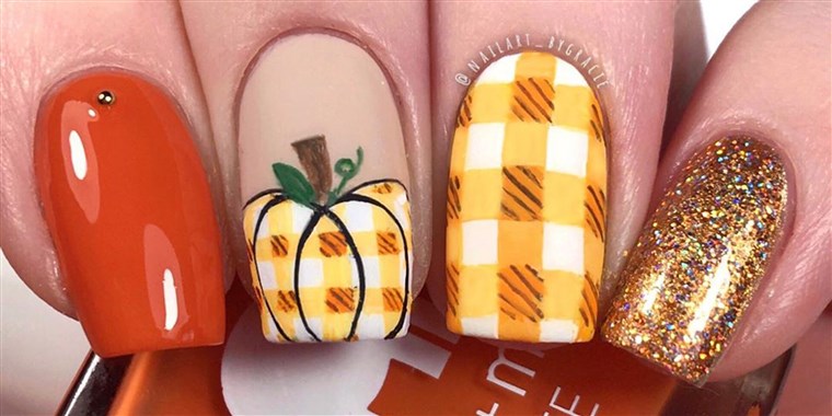 15 Thanksgiving nail art ideas for beginners and exper