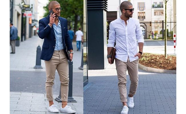7 Snazzy Ways To Wear White Sneakers With Your Outfi