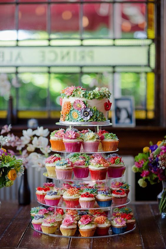 15 Awesome Delicious Weddings Cupcake Inspiration Tiers | Wedding .