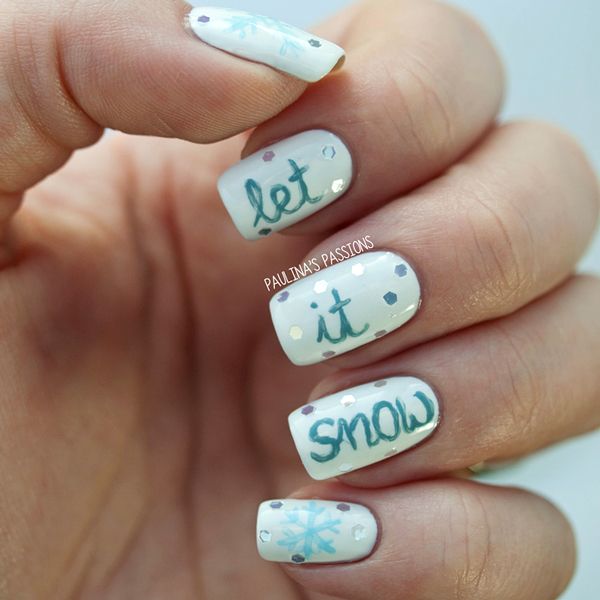 31 Cute Winter-Inspired Nail Art Designs | Winter nails, Winter .