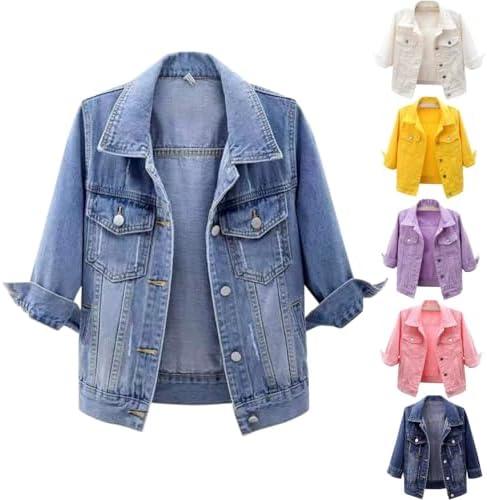 Trendy Denim Jackets for Stylish Women's Travel Outfits