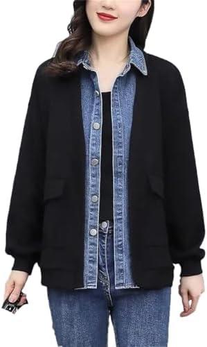 Stylish Women's Faux Leather and Denim Jackets Collection