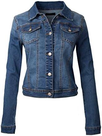 Explore trendy women's denim jackets with stylish designs!