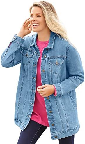 Explore stylish women's⁣ denim jackets available online!