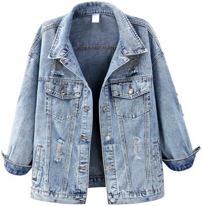 Explore stylish women's ​denim jackets‌ available online!