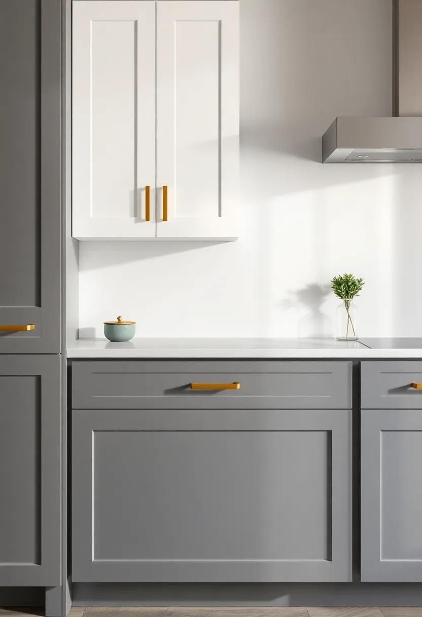 Elevating Elegance: The Timeless Appeal of Gray Kitchen Cabinets with Brass Hardware