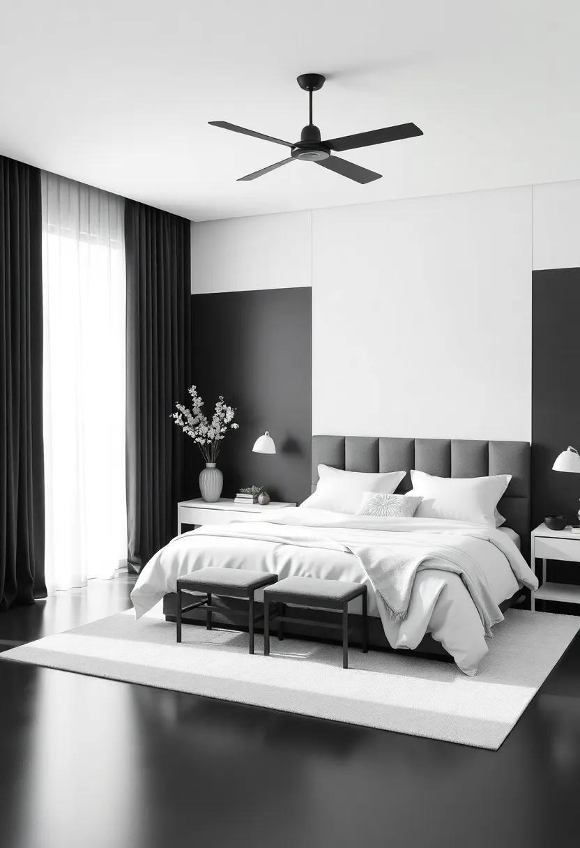 Timeless Elegance: Transform Your Space with Black and White Bedroom Color Schemes