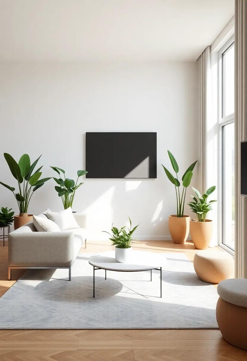 Elevate Your Space: Modern Planters Transforming Apartment Living Rooms