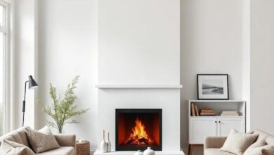 Embracing Cozy Elegance: The Allure of Scandinavian Living Rooms with Fireplaces