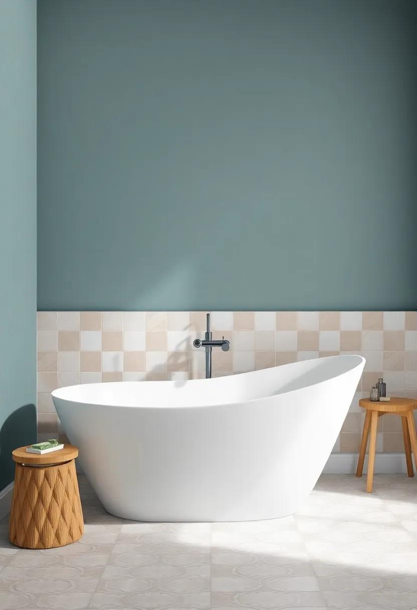 Transform Your Space: Creative Bathroom Wall Color Ideas to Complement Patterned Tiles