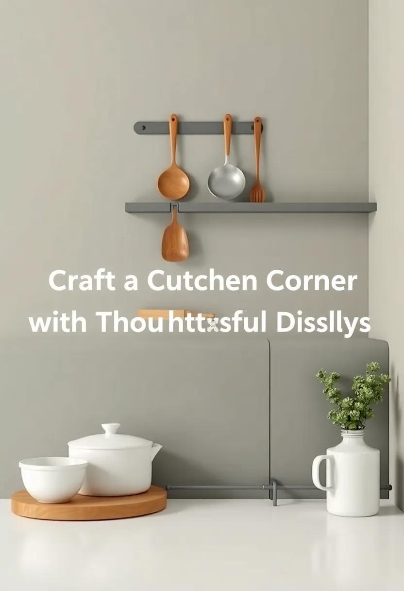 Craft ⁢a Culinary corner with Thoughtful ⁣Utensil displays