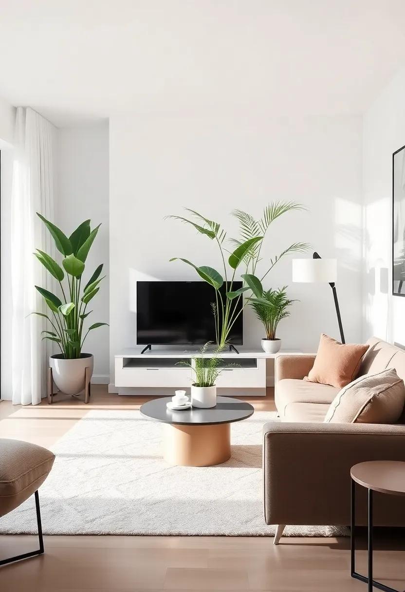 Creating Focal Points Through Statement Planters In Your Living Room