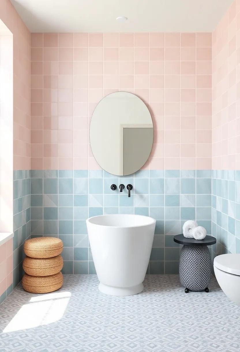 Charming Pastels: The Perfect Palette for a Serene Bathroom