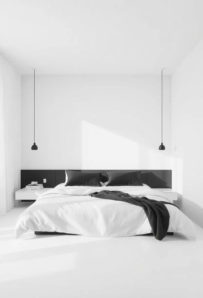 Embracing⁤ Minimalism: Less is More in Monochrome Bedrooms