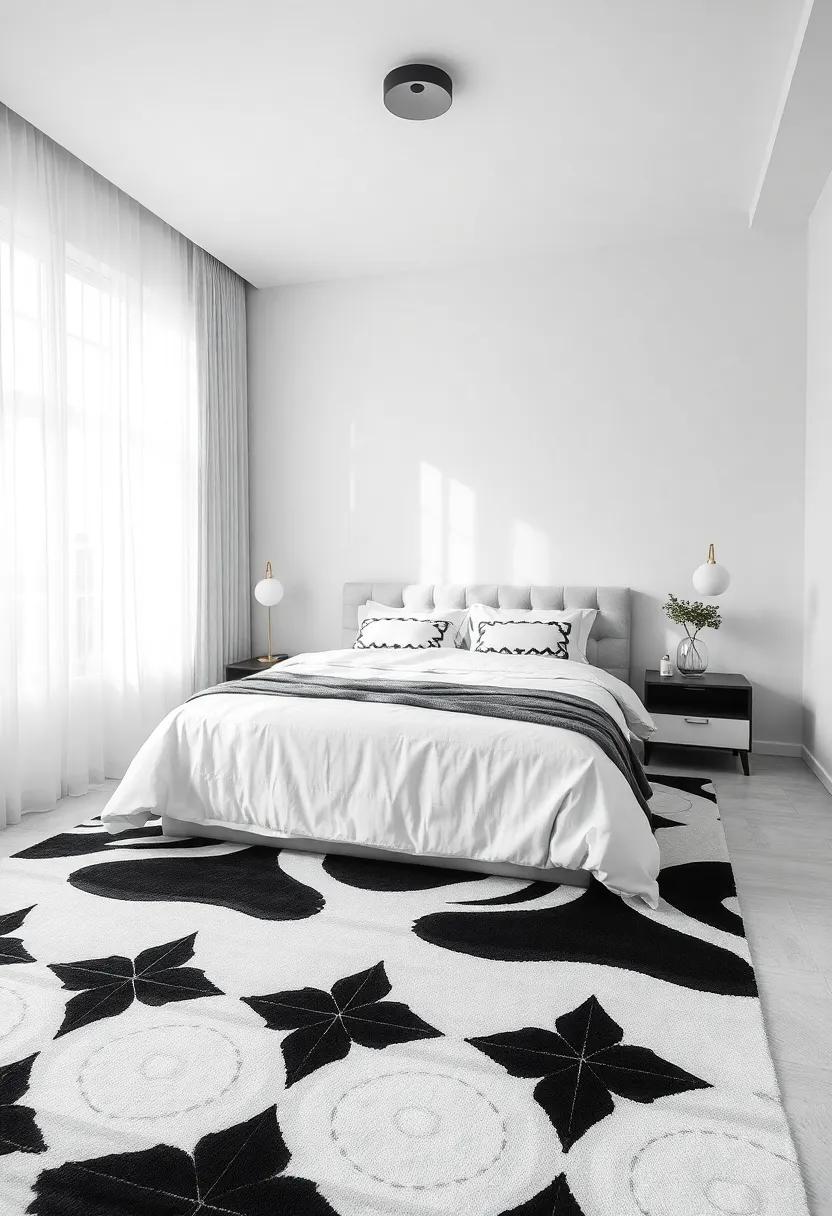 Transformative⁤ Rugs: Enhancing ‌Space with ​Black and ⁣White Patterns