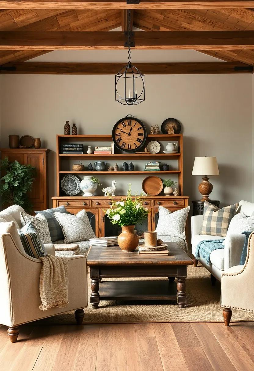 Accessorizing with Vintage Finds to Enhance a⁣ Cozy, Rustic ⁢Ambiance