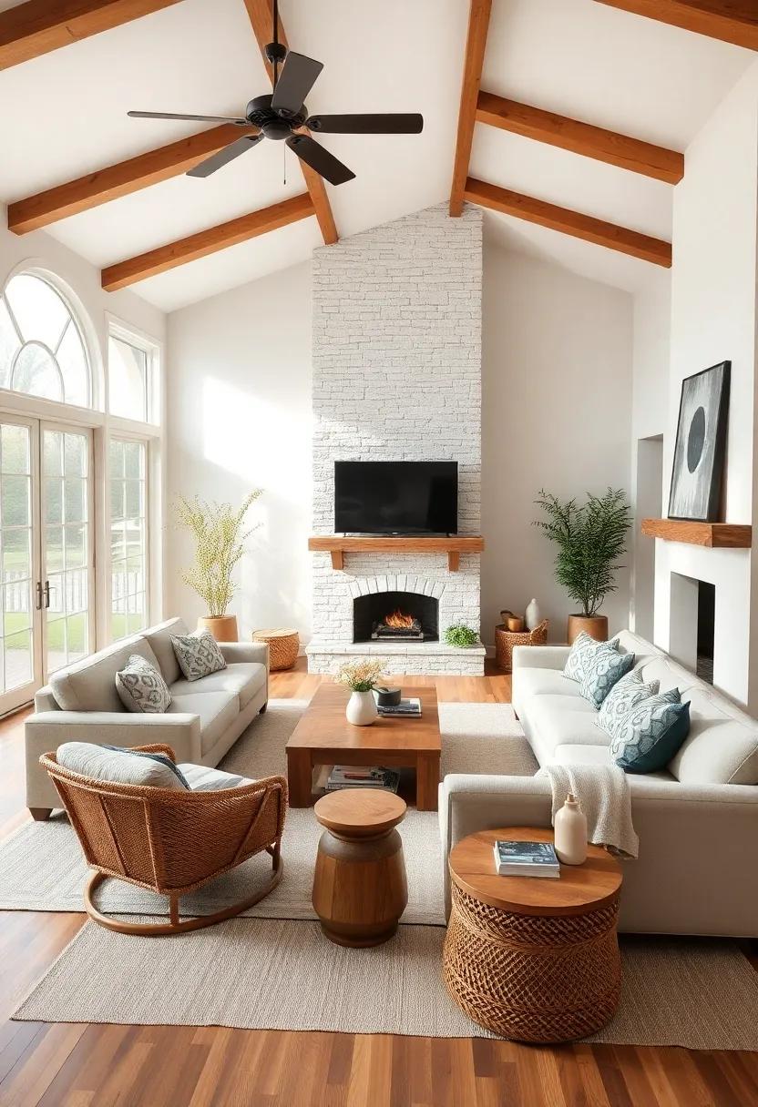 Building a Connection to the Outdoors with Rustic-Inspired Living Rooms