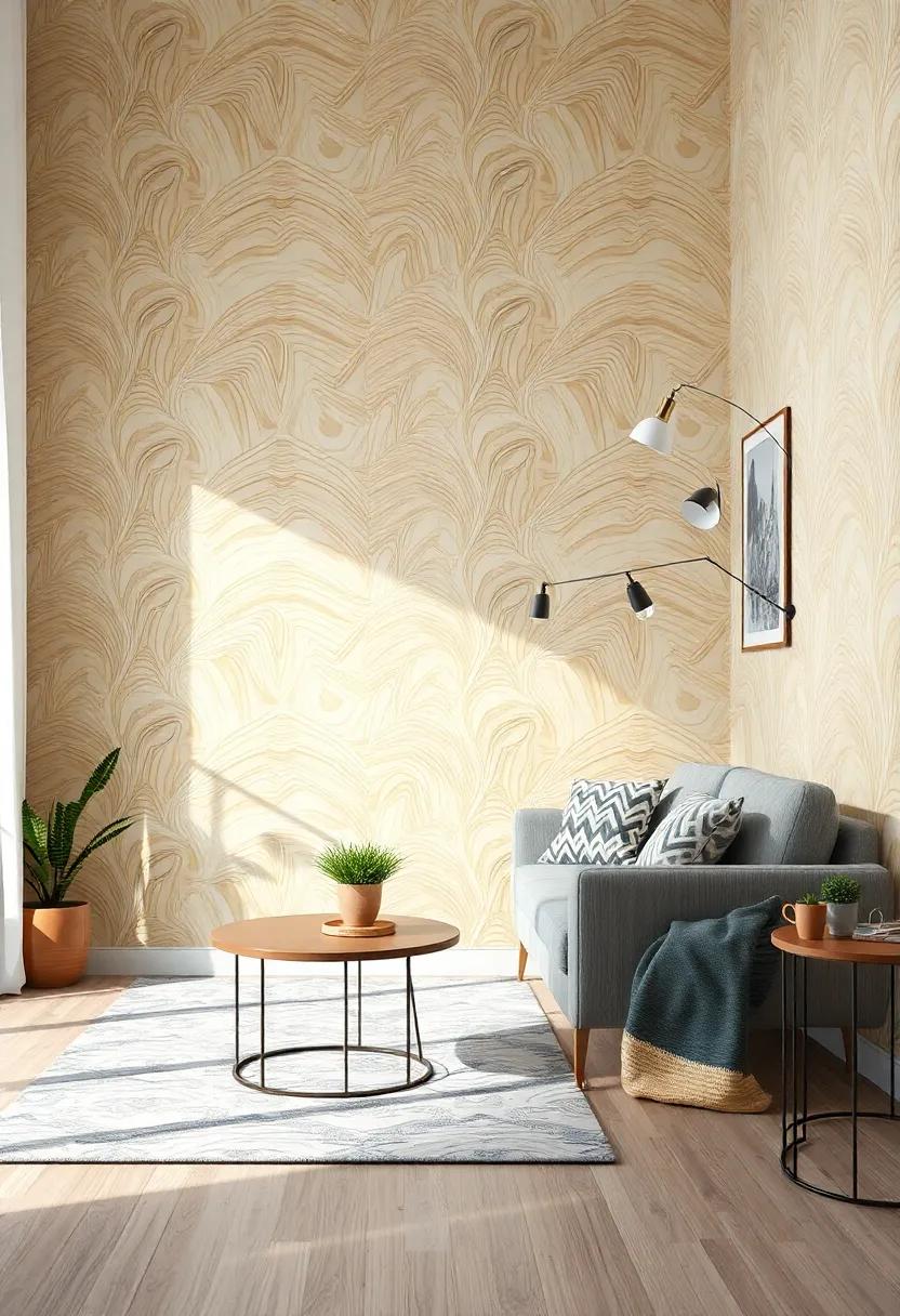 Eclectic Wallpaper ⁢Styles ​for the⁤ Modern Living Room