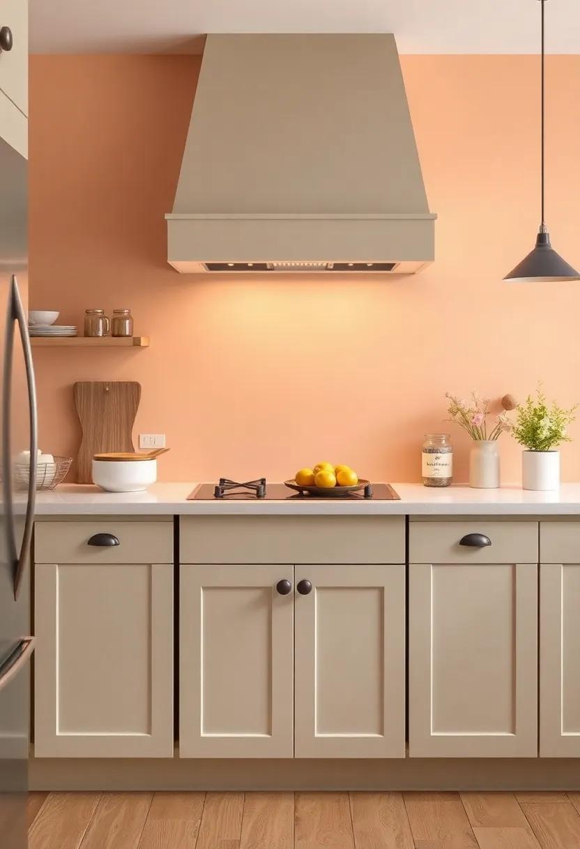 Find Inspiration In⁣ Soft Peach Tones ⁢For ‍A ‍Cozy And Inviting Kitchen Environment