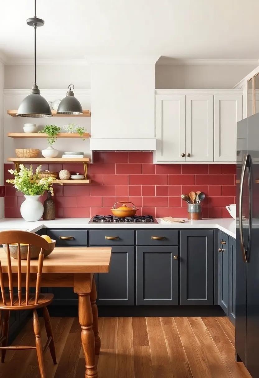 Highlight Rusty Reds To Infuse Your ​Kitchen with Charm ⁢And Warmth