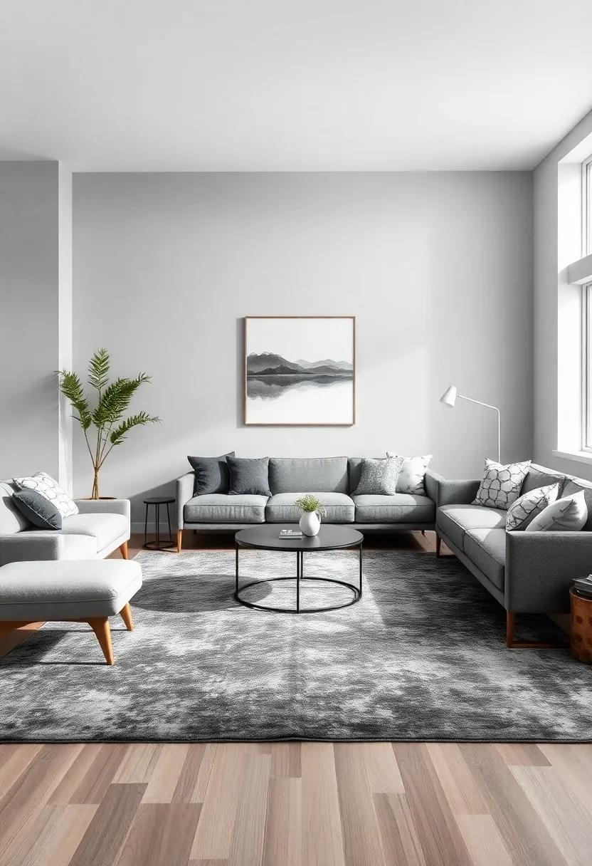 Creating Visual Anchors: Rugs as Focal⁣ points in⁣ Minimalist Living Rooms